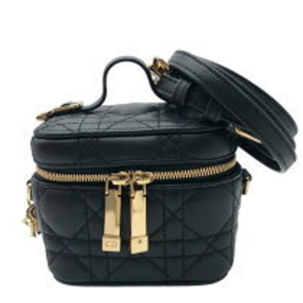 Christian Dior Lady Vanity Lambskin Shoulder Bag